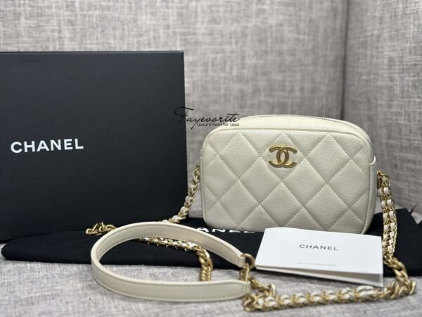 PRELOVED Chanel Caviar Quilted Camera Bag (microchip)
