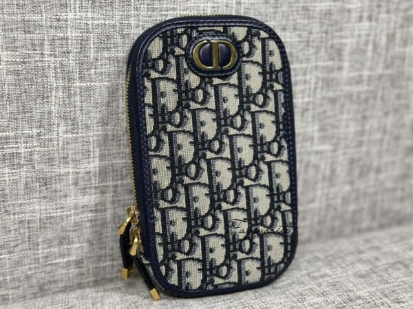 PRELOVED Dior Oblique Phone and Card Holder - Image 2