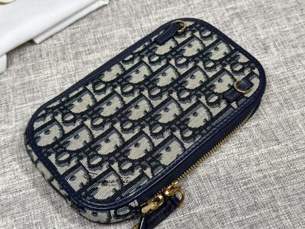 PRELOVED Dior Oblique Phone and Card Holder - Image 3