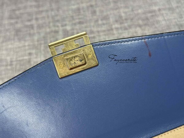 PRELOVED Givency Goatskin Suede GV3 Mini Chain Bag - Image 3