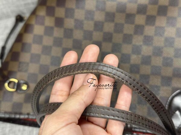 PRELOVED Louis Vuitton Neverfull MM Damier Ebene - Image 11