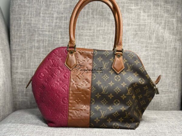 PRELOVED Louis Vuitton Limited Edition Bordeaux Monogram Blocks - Image 3