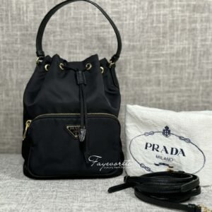 prada nylon two way handbag shw